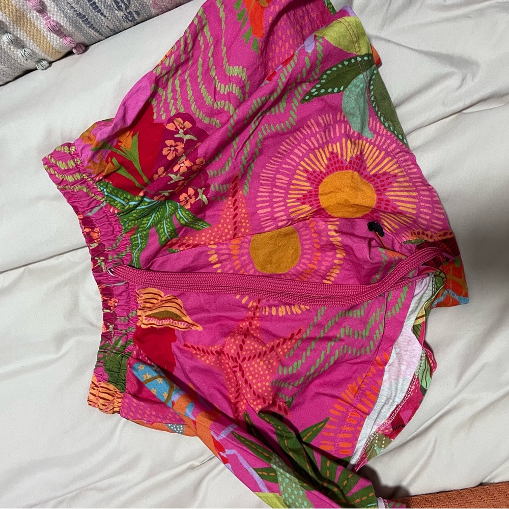 FARMRIO Pink Patterned Shorts